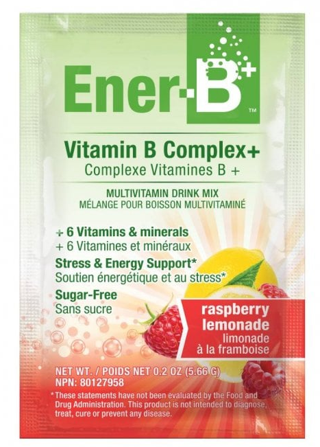 Ener-B Vitamin B Complex+ Raspberry Lemonade 30 Sachets