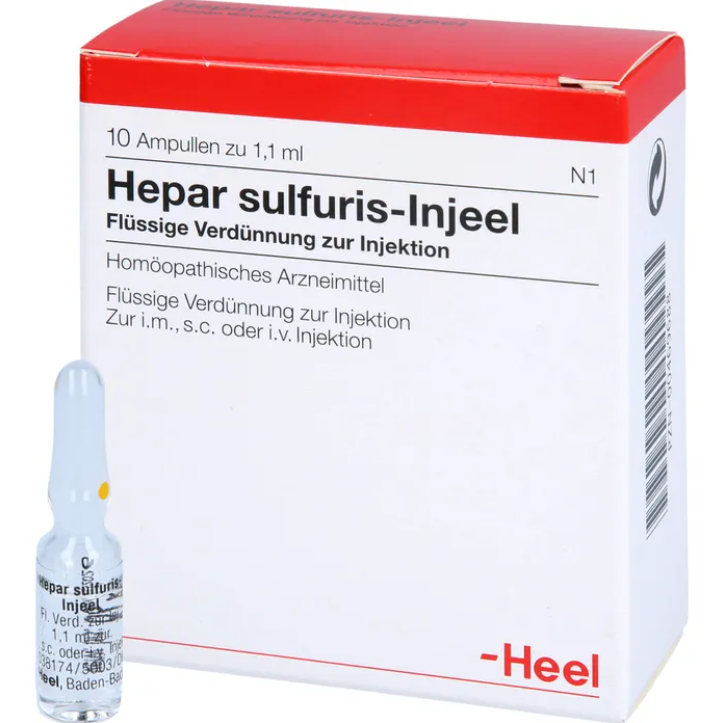 Hepar Sulfuris Injeel 10 Amps