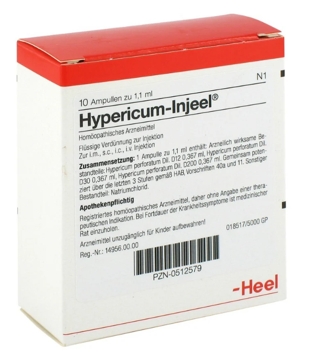 Hypericum Injeel 10 Amps
