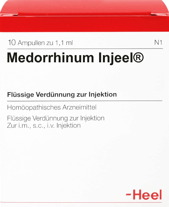 Medorrhinum Injeel 10 Amps