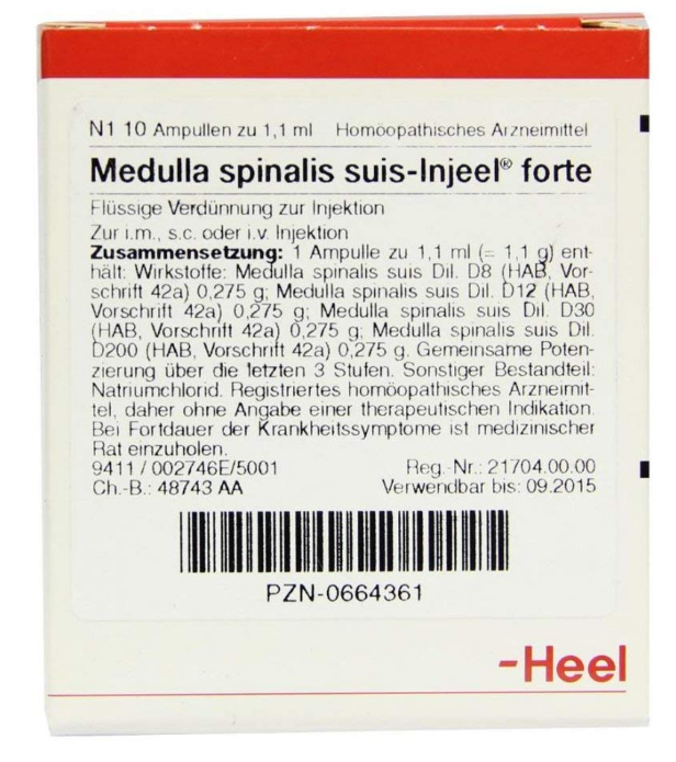 Medulla Spinalis Suis Forte 10 Amps