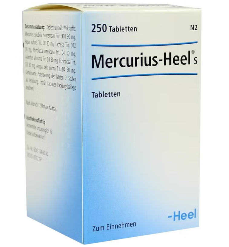 Mercurius Heel 250 Tabs