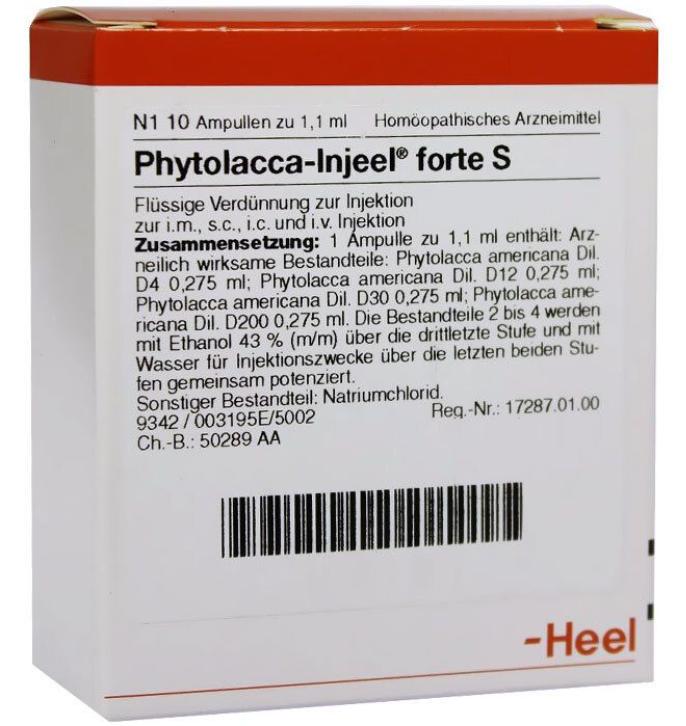 Phytolacca Forte 10 Amps