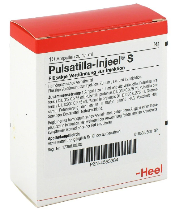 Pulsatilla Injeel 10 Amps