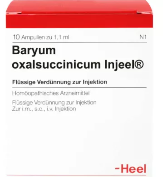 Baryum Oxalsuccinicum 10 Amps