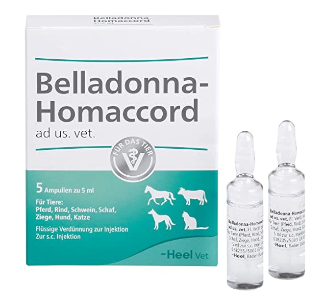 Belladonna Homaccord ad.us.vet. 5ml 5 Amps (Vet)