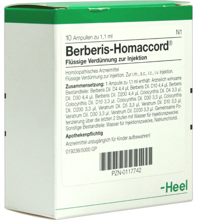 Berberis Homaccord 10 Amps