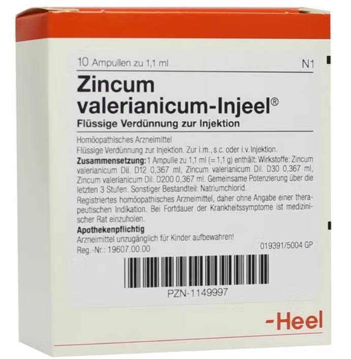Zincum Valerianicum 10 Amps
