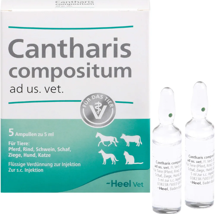 Cantharis Comp Ad Us Vet 5ml 5 Amps