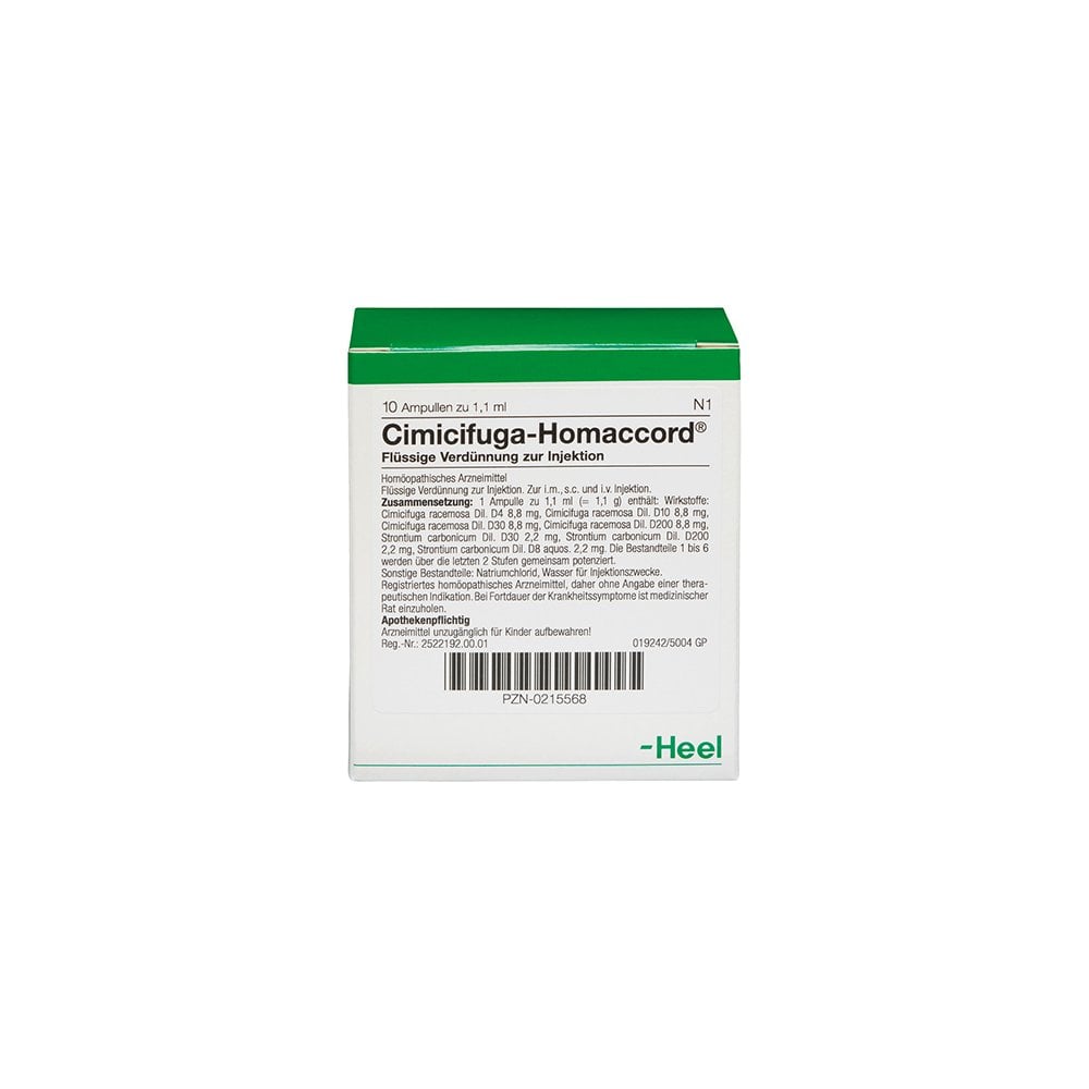 Cimicifuga Homaccord 10 Ampoules