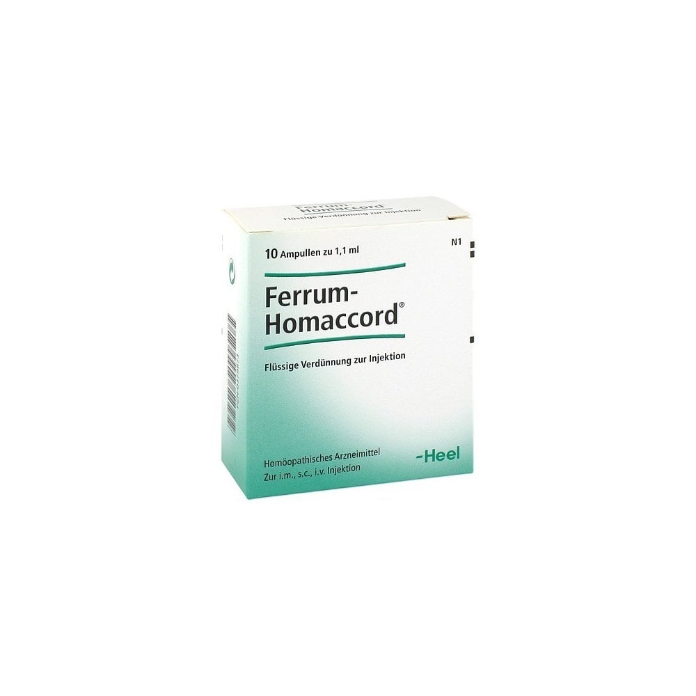 Ferrum Homaccord Drinkable - 10 Ampoules (1.1ml)