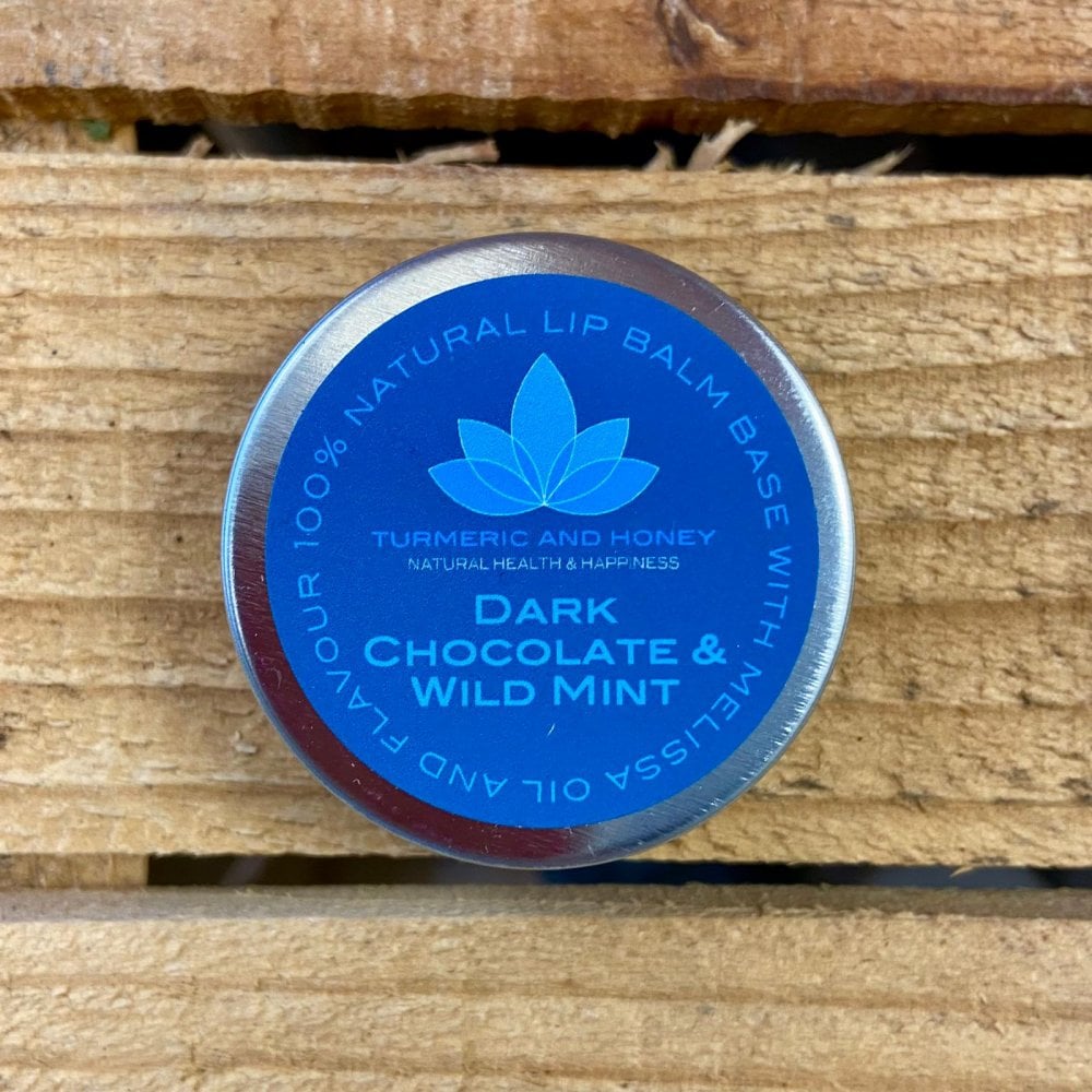  DARK CHOCOLATE & WILD MINT VEGAN 100% NATURAL LIP BALM