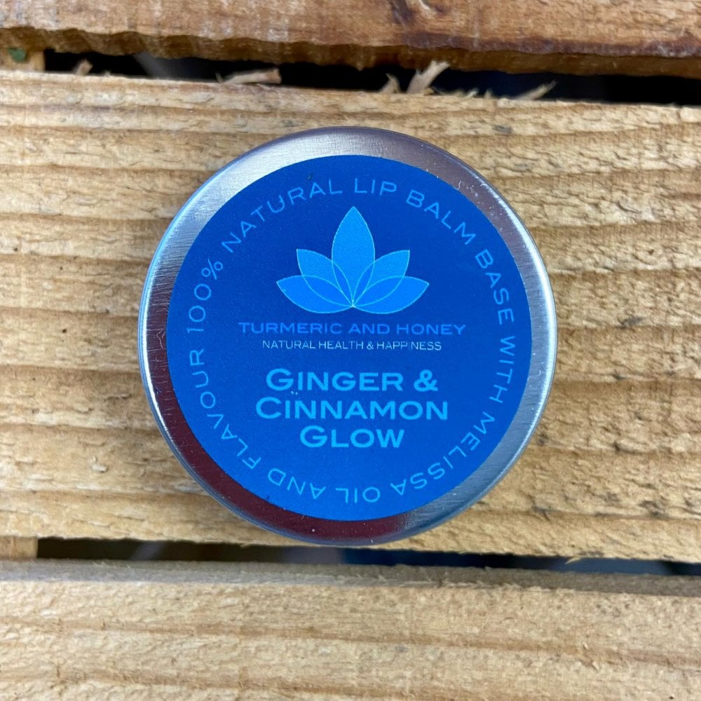 GINGER & CINNAMON GLOW VEGAN 100% NATURAL LIP BALM