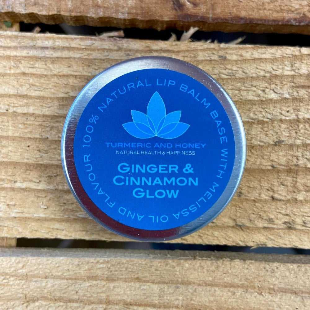  GINGER & CINNAMON GLOW VEGAN 100% NATURAL LIP BALM