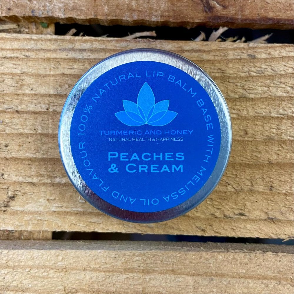  PEACHES & CREAM VEGAN 100% NATURAL LIP BALM