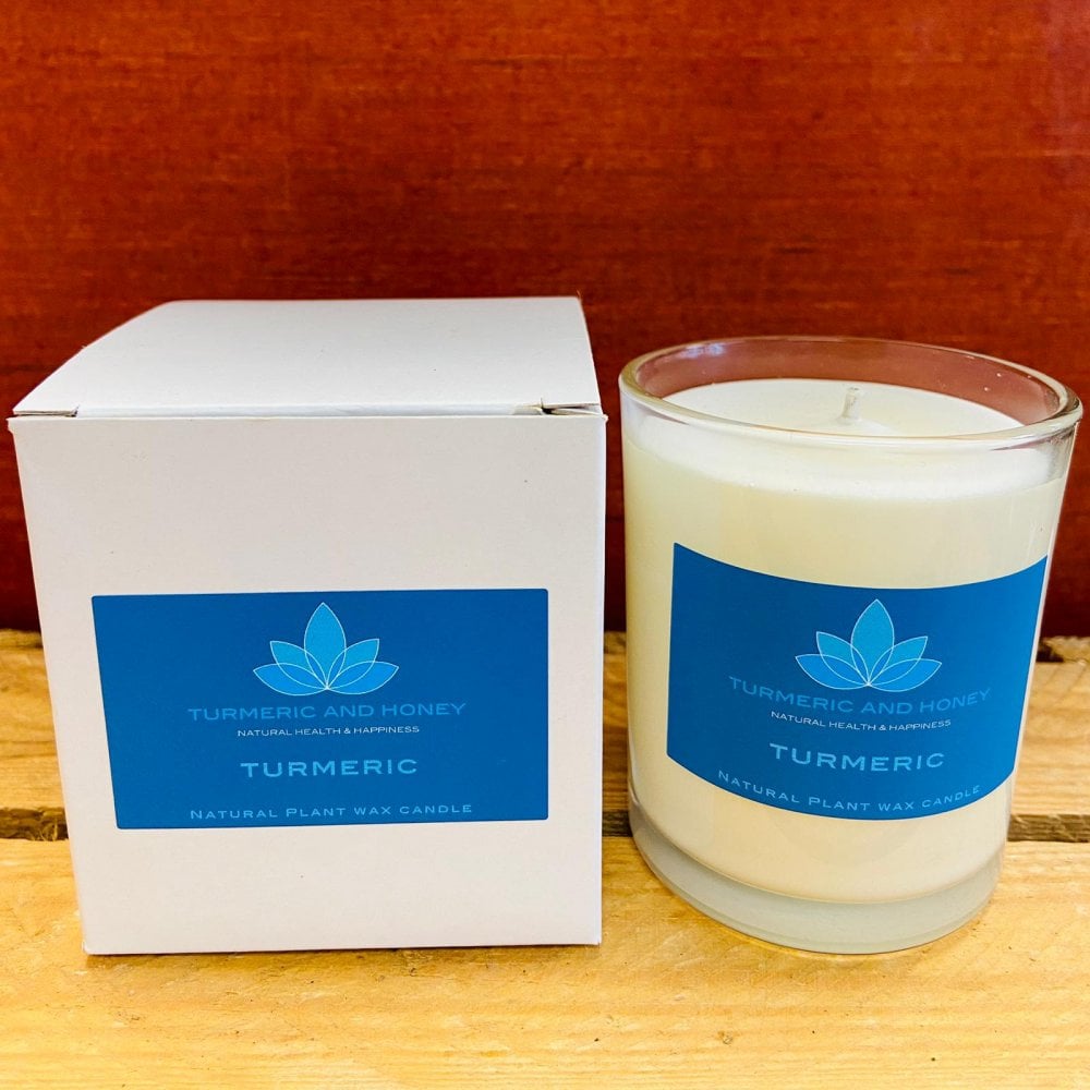  TURMERIC VEGAN NATURAL PLANT WAX CANDLE