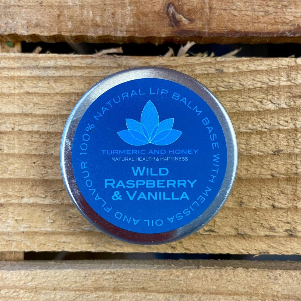  WILD RASPBERRY & VANILLA VEGAN 100% NATURAL LIP BALM