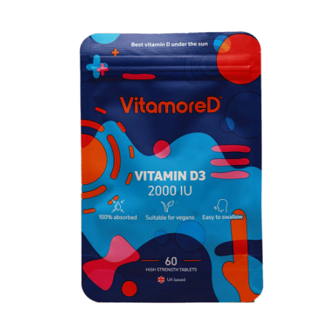 VitamoreD Fast-Acting Vitamin D3 Supplement - Active Form Calcifediol for Enhanced Absorption