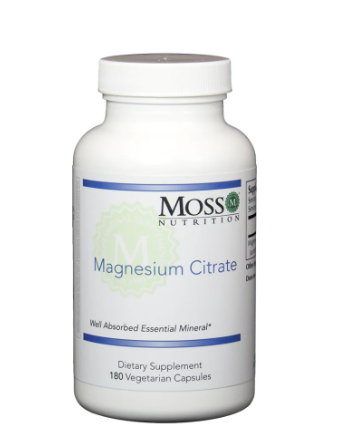 Magnesium Citrate 120mg - 180 Capsules