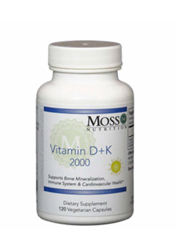 Vitamin D + K 2000 - 120 Capsules