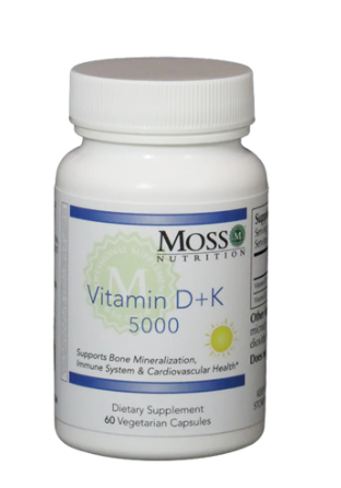 Vitamin D + K 5000 - 60 Capsules
