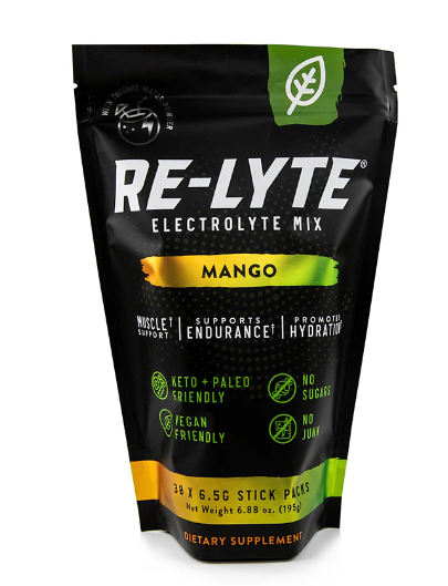 Re-Lyte Hydration Electrolyte Mix Stick Packs Mango 30