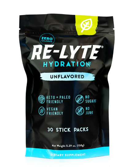 Re-Lyte Hydration Electrolyte Mix Stick Packs Unflavored 30