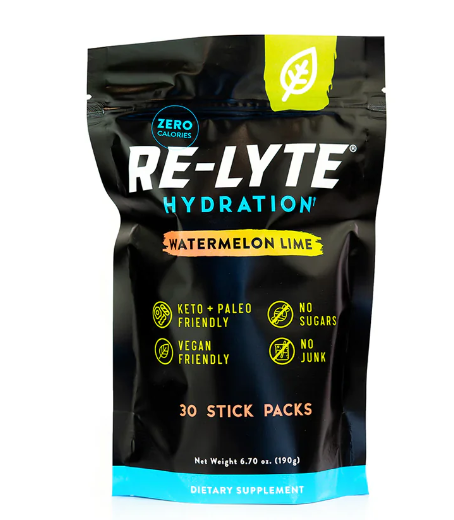 Re-Lyte Hydration Electrolyte Mix Stick Packs Watermelon Lime 30