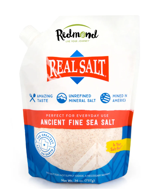 Real Salt Fine Refill Pouch 737g