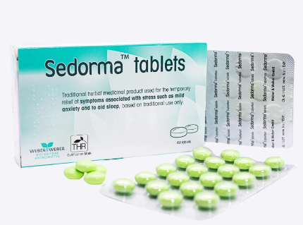 Sedorma - 60 Tablets | Herbal Remedy For Stress, Anxiety & Sleep