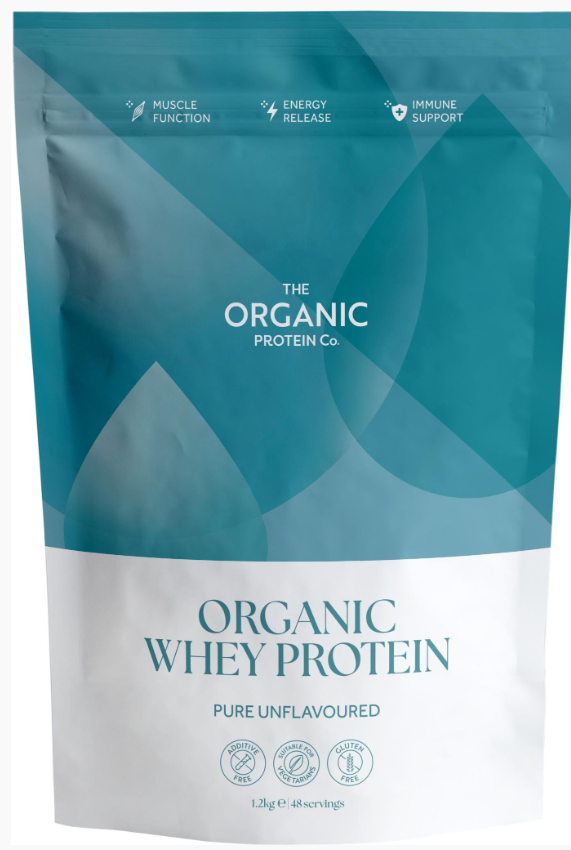 Organic Whey Protein Pure Unflavoured 1.2kg