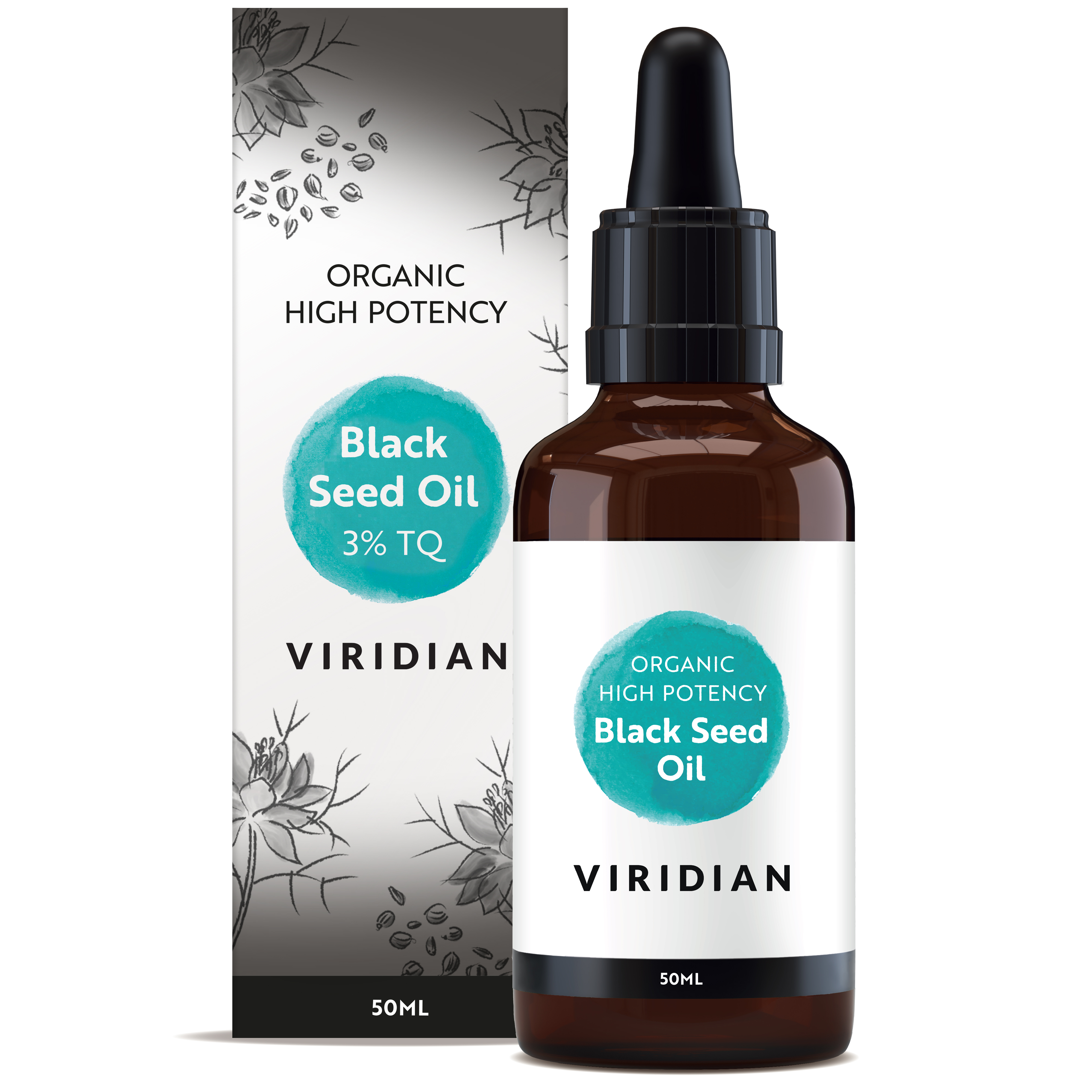 Organic High Potency Black Seed Oil - 50ml