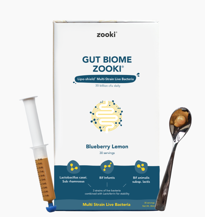 Gut Biome Zooki Blueberry Lemon 30x1ml CASE