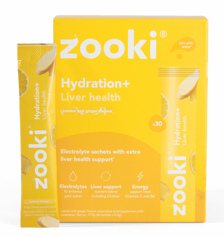 Hydration+ Liver Health Lemon and Ginger Flavour 30 Sachets
