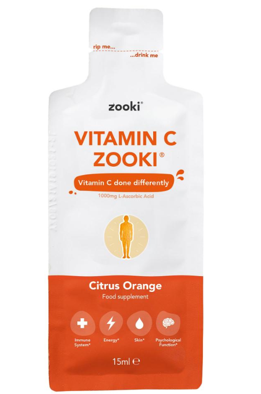 Vitamin C Zooki Citrus Orange 15ml Sachet SINGLE