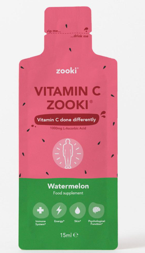 Vitamin C Zooki Watermelon 15ml Sachet SINGLE