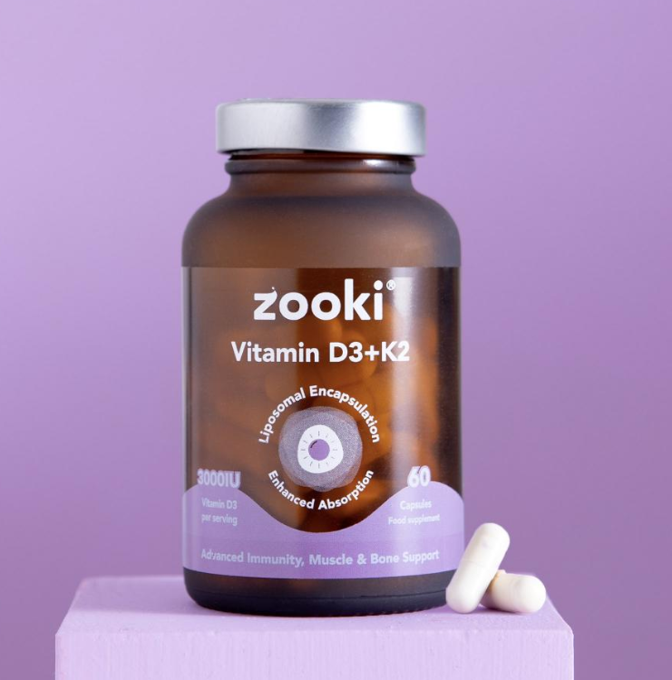 Vitamin D3+K2 (Liposomal Encapsulation) 60's