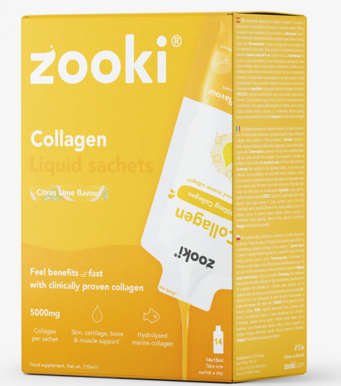 Collagen Liquid Sachets Citrus Lime Flavour 5,000mg 14x15ml CASE
