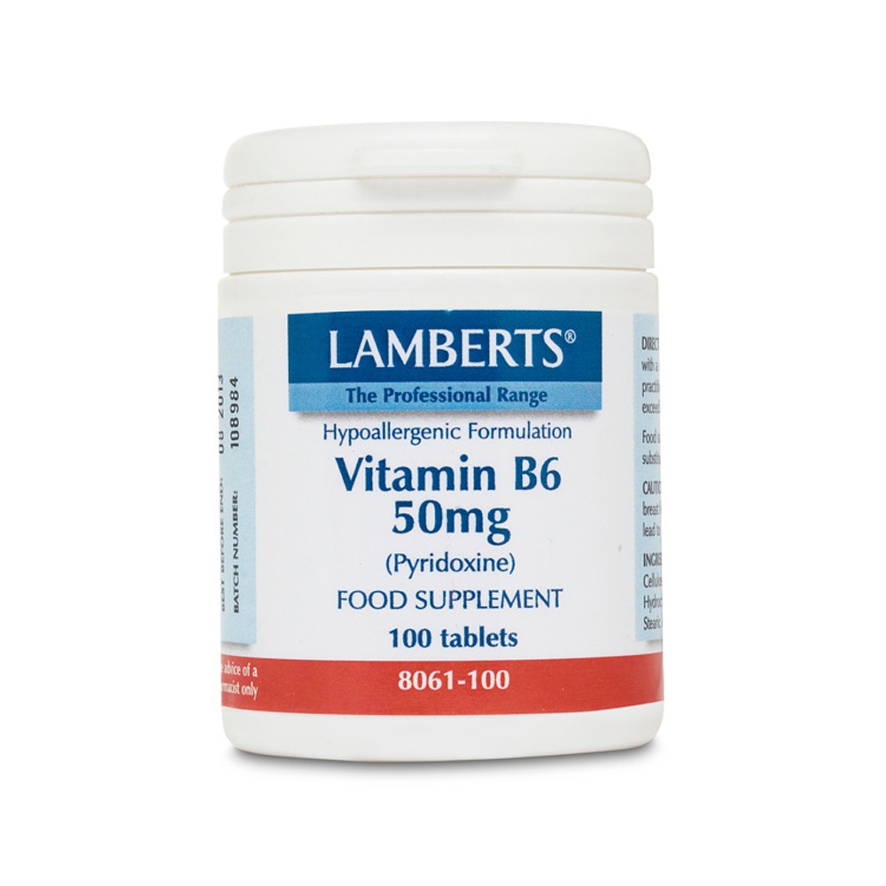 Vitamin B6 50mg 100's