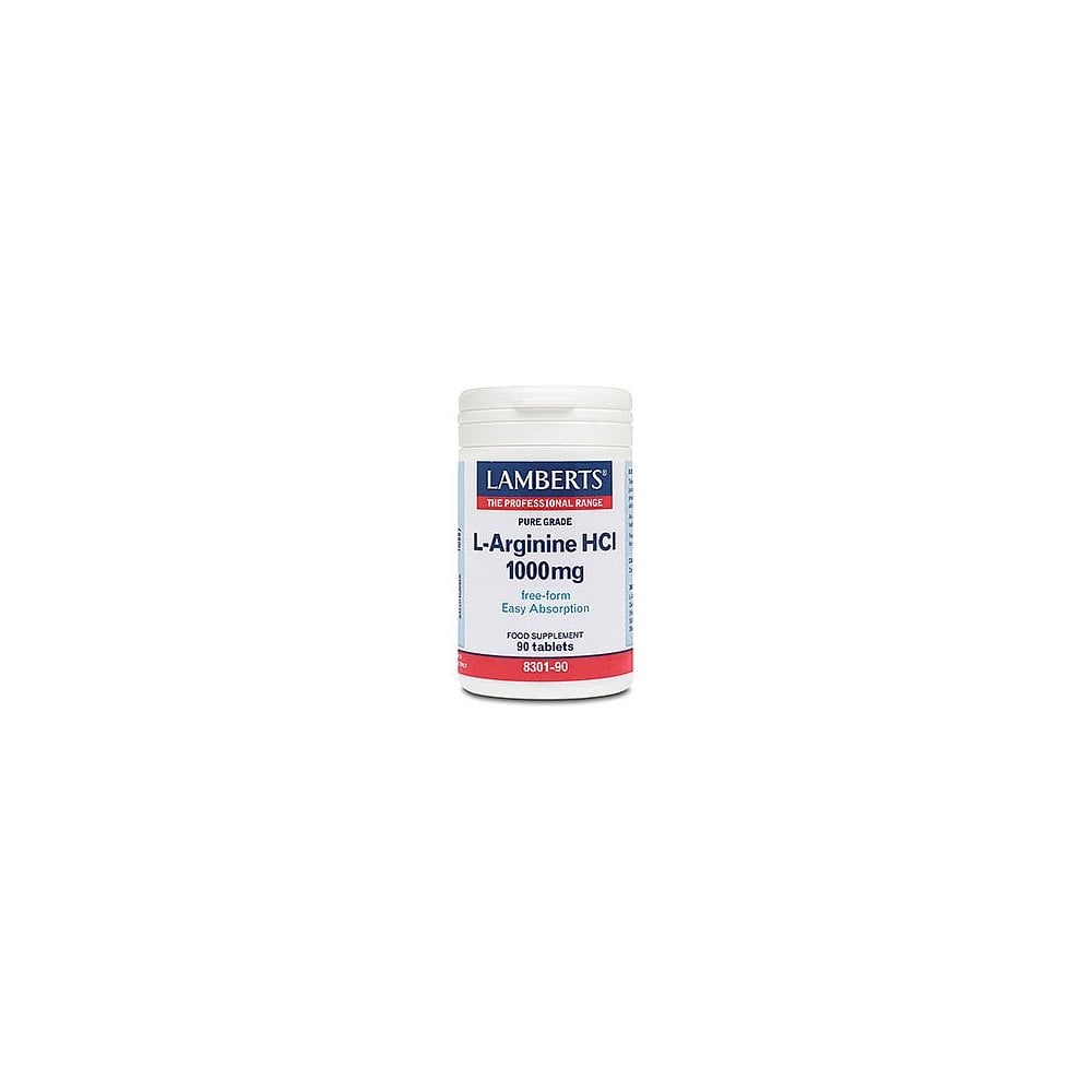 L-Arginine HCL 1000mg 90's