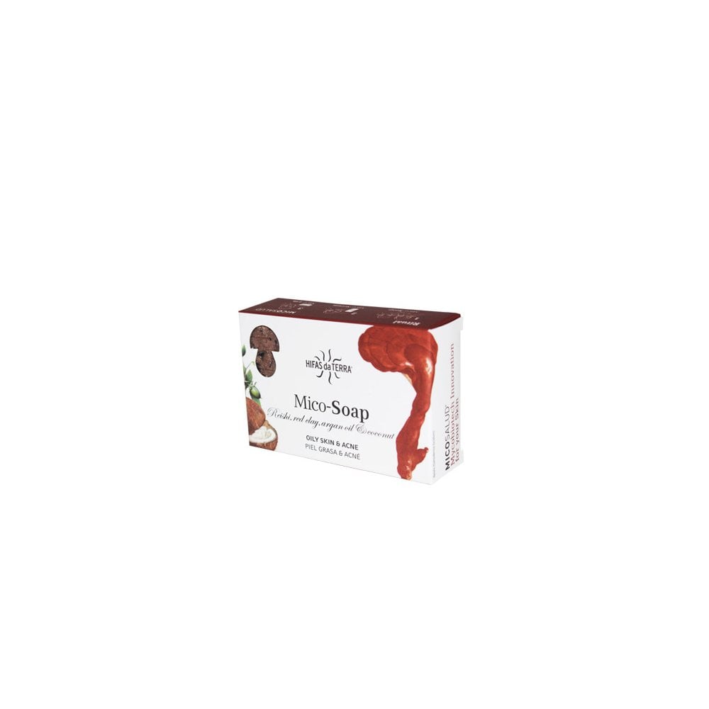 Mico-Soap: Reishi, Red Clay, Argan Oil & Coconut 150g