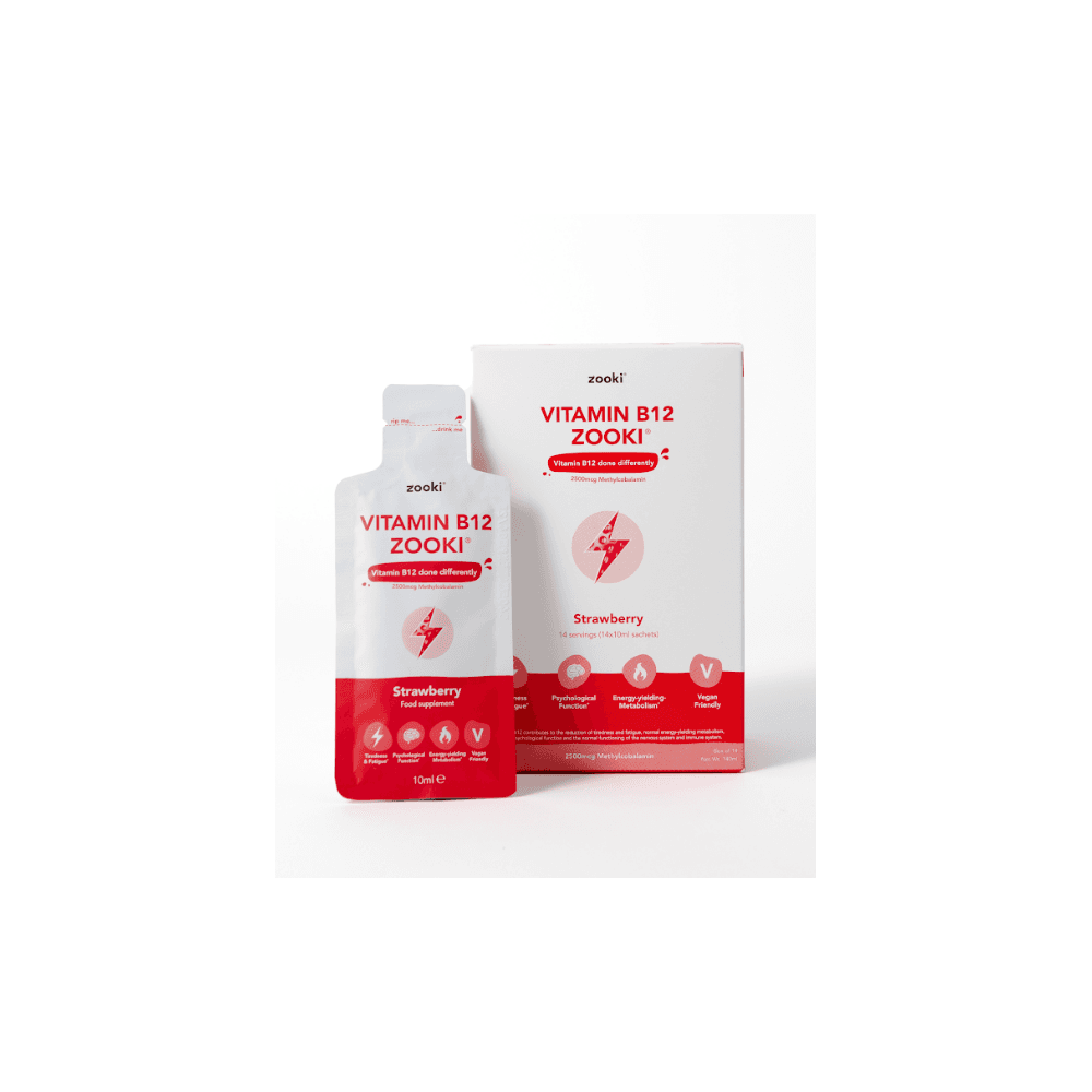 Vitamin B12 Zooki Strawberry 14x10ml Sachets
