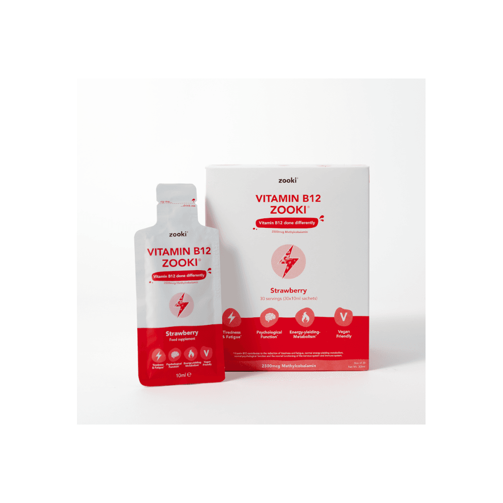Vitamin B12 Zooki Strawberry 30x10ml Sachets