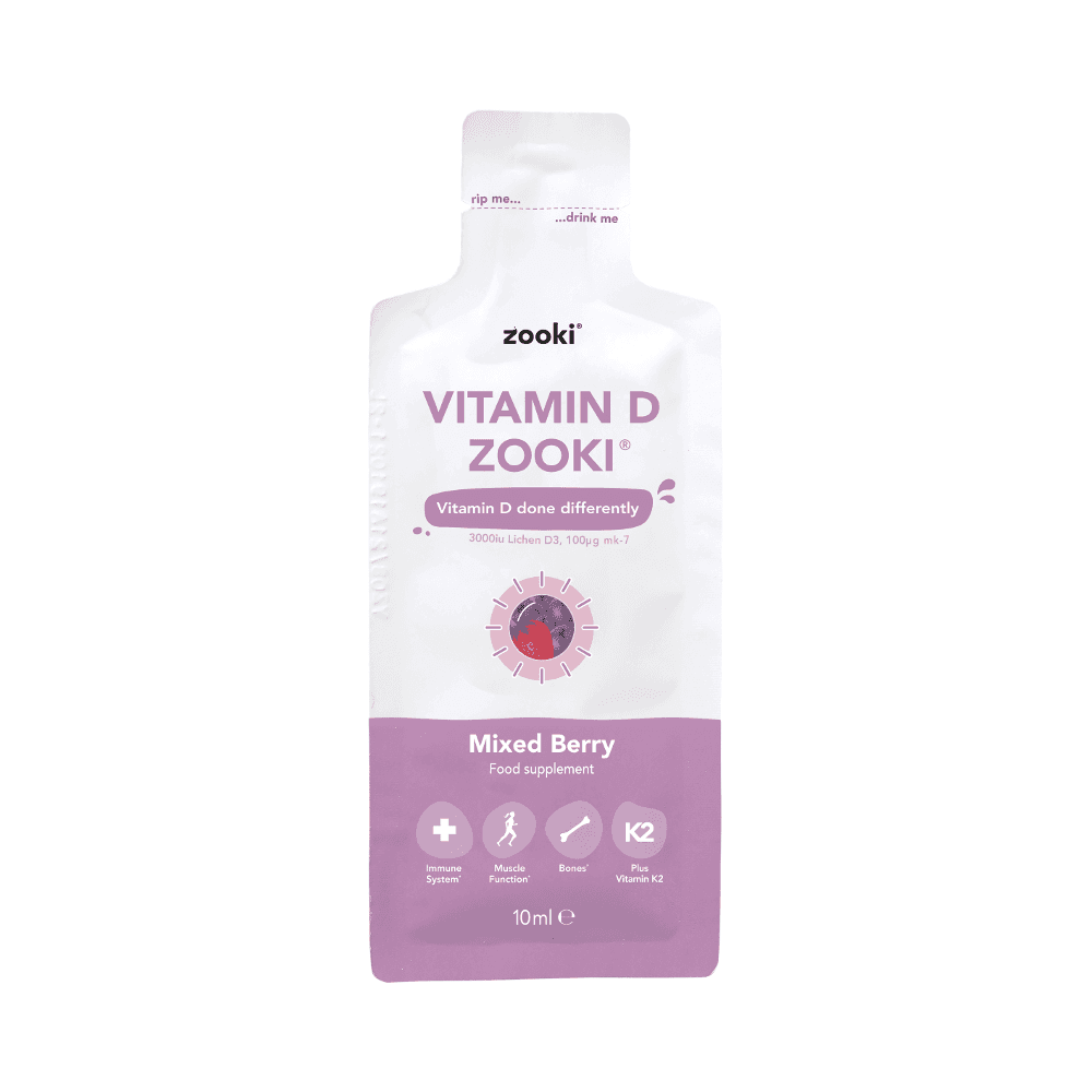 Vitamin D Zooki Mixed Berry 10ml Sachet SINGLE