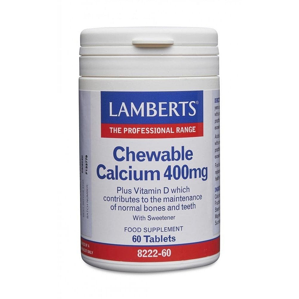 Chewable Calcium 400mg 60's