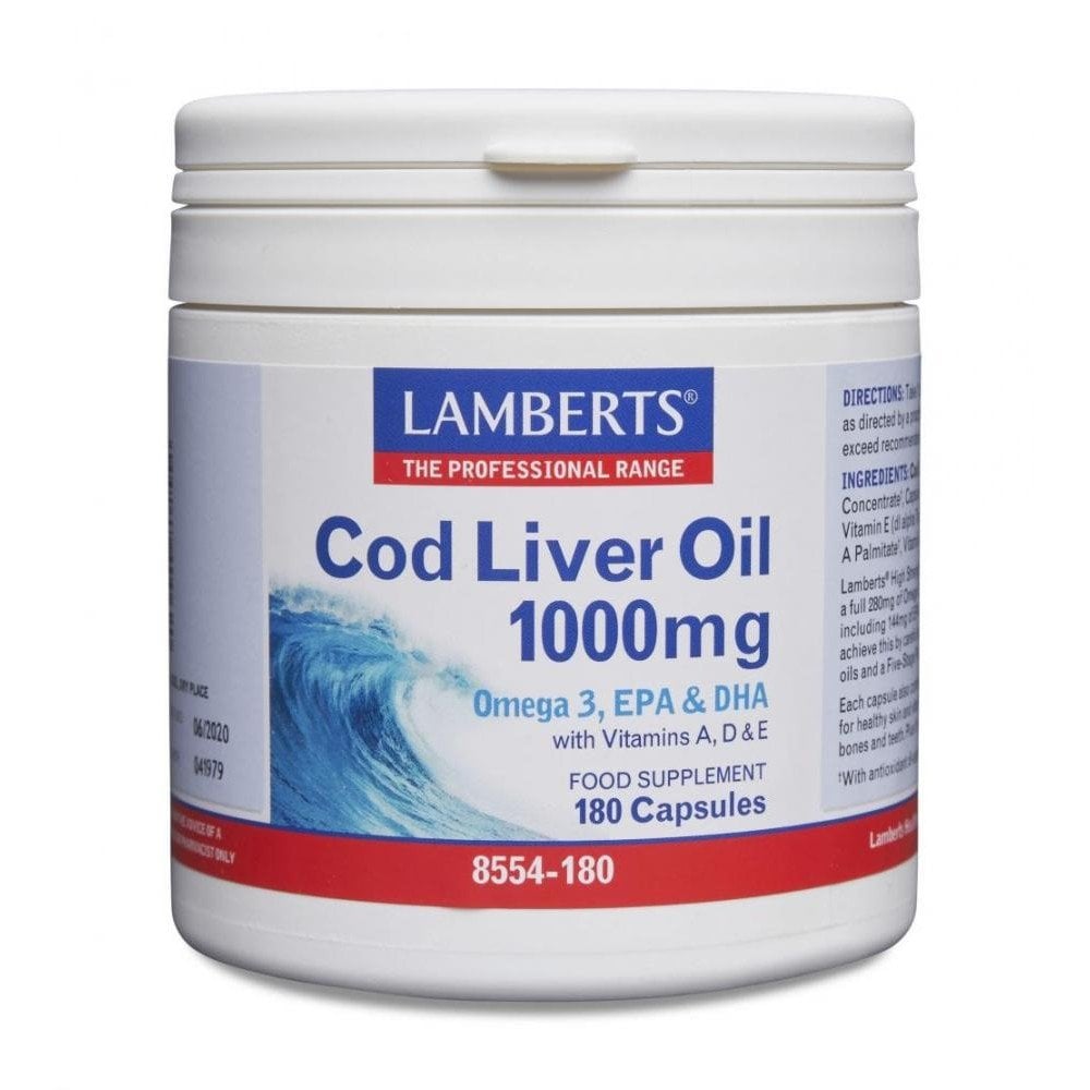 Cod Liver Oil 1000mg 180's
