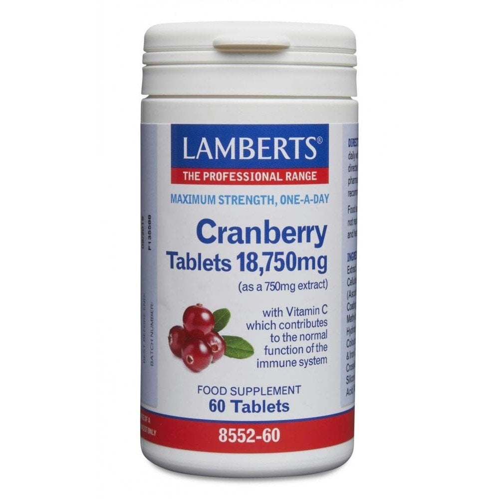 Cranberry Tablets 18,750mg 60's
