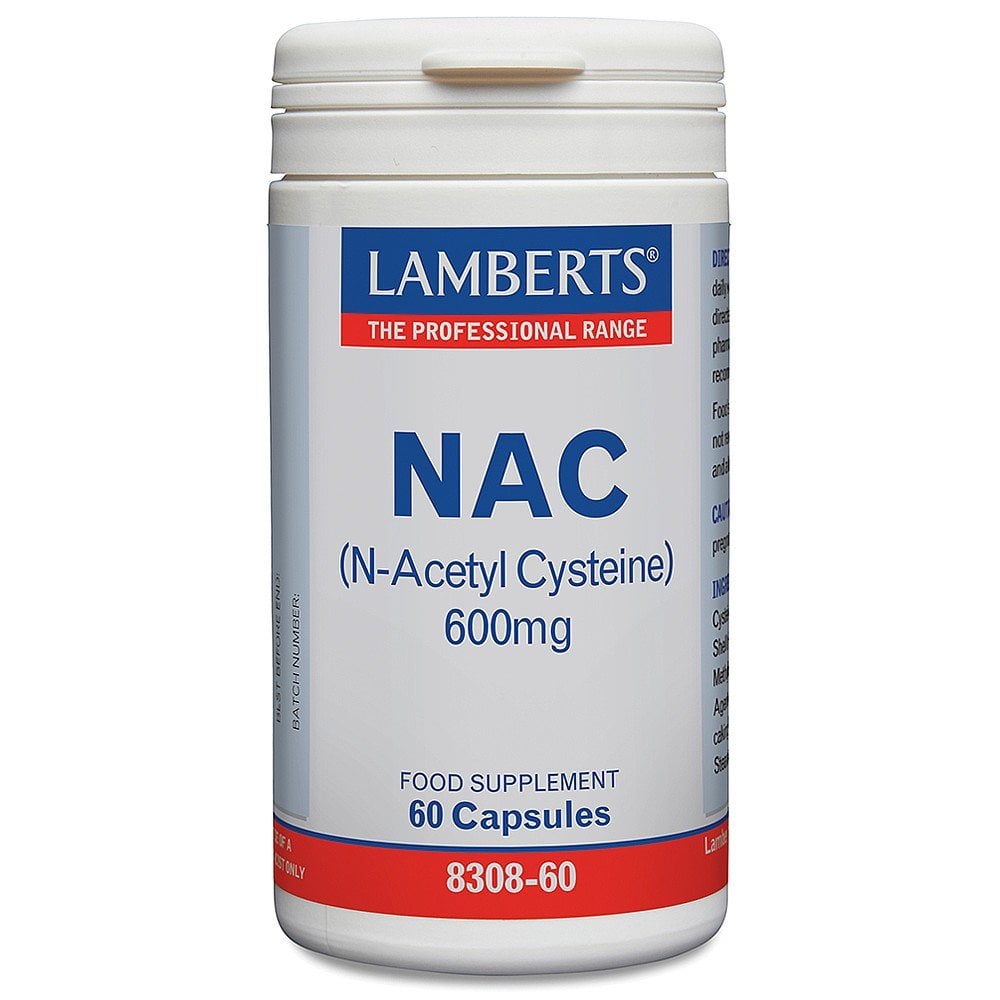 NAC N-Acetyl Cysteine 600mg 60's