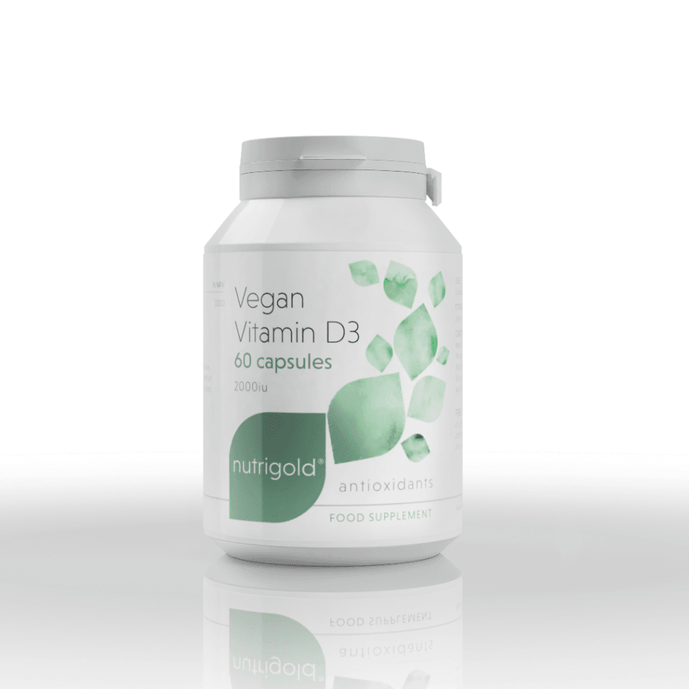 Vegan Vitamin D3 2000iu 60's