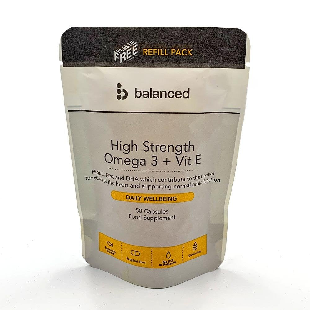 High Strength Omega 3 + Vit E (Refill Pack) 50's